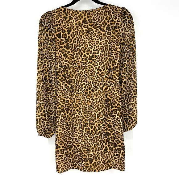 NWT Lovers + Friends Ajax Mini Dress Cheetah Leopard Print XS - Picture 7 of 11